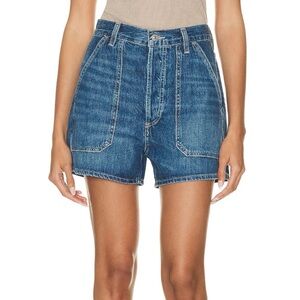 NWT Citizens of Humanity Frances Denim Jean Shorts in Coastal Blue 27